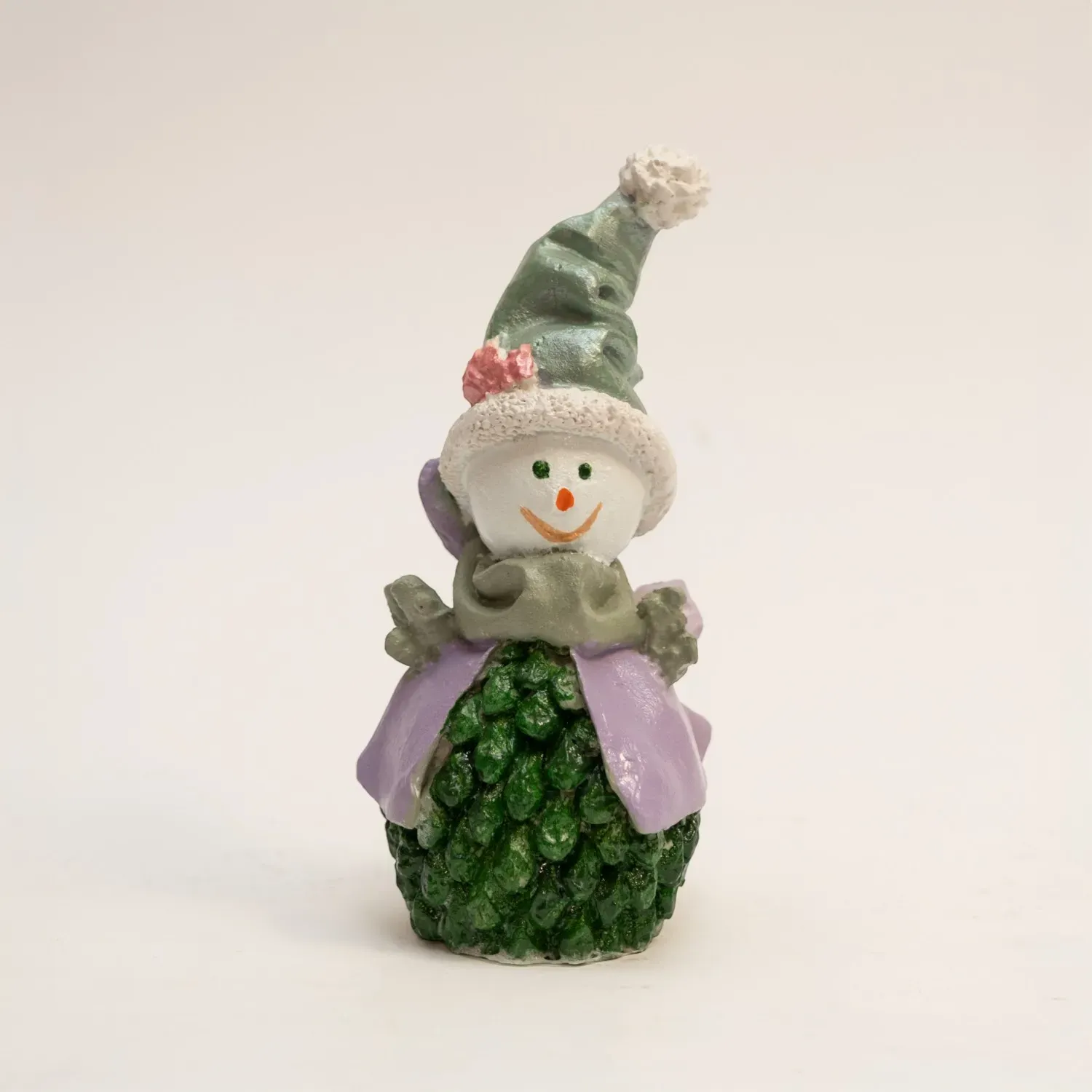 Frosty – Winter Gypsum Marble Sculpture Art Figurine – 15x5 cm