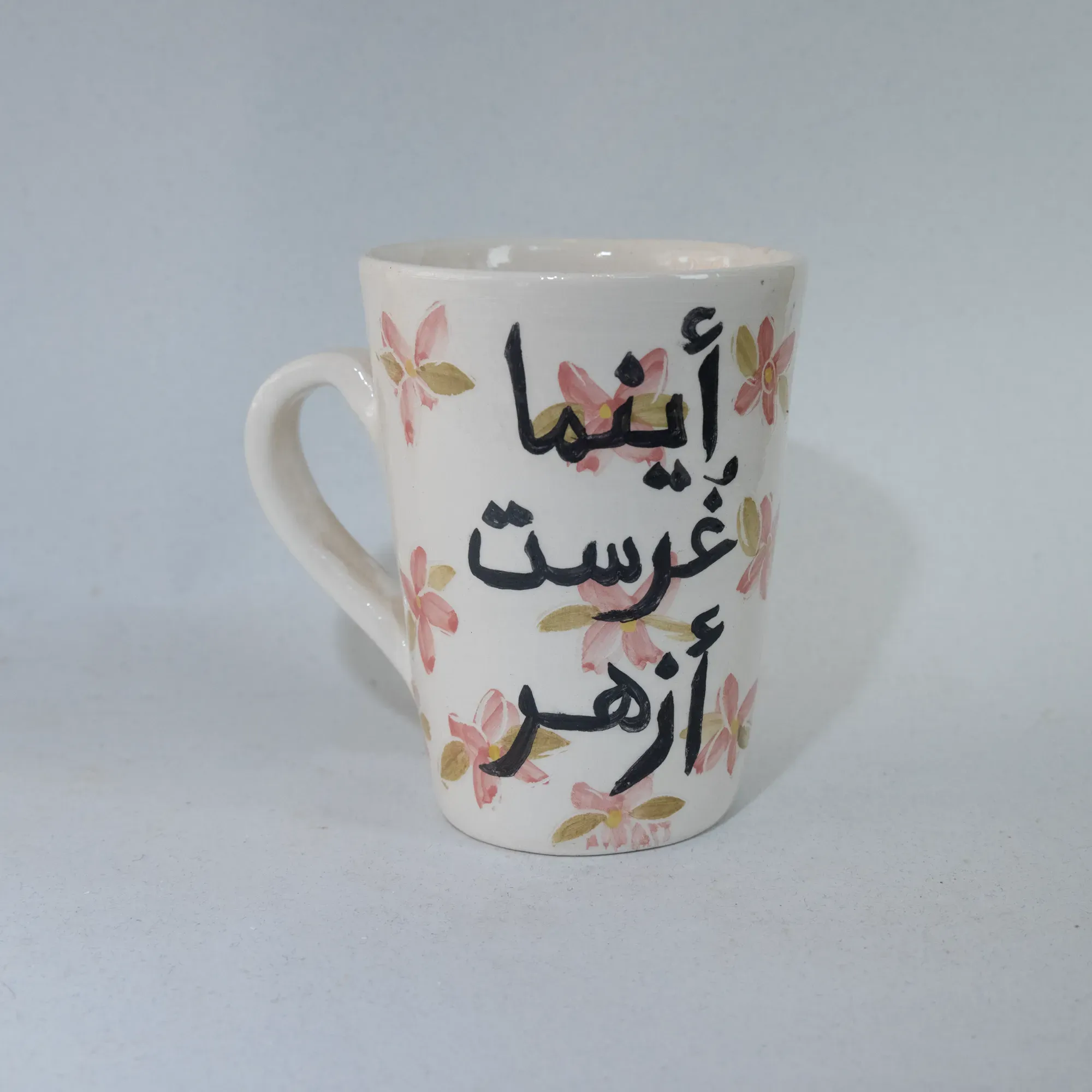 Handmade Ceramic Mug – Food-Safe with Mosaic Art Handmade Finish