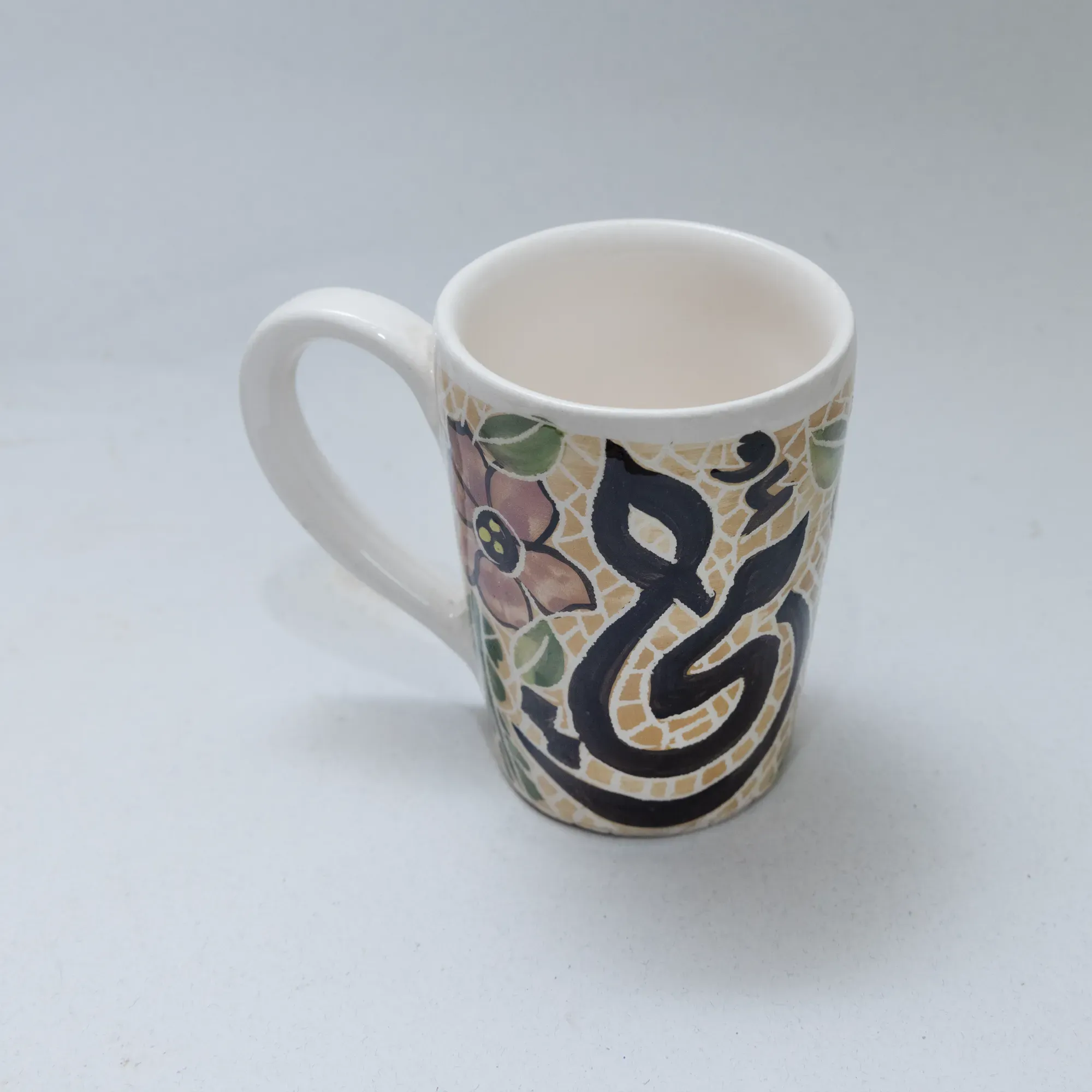 Custom Handmade Ceramic Mug – Food-Safe – Personalized Text or Artwork