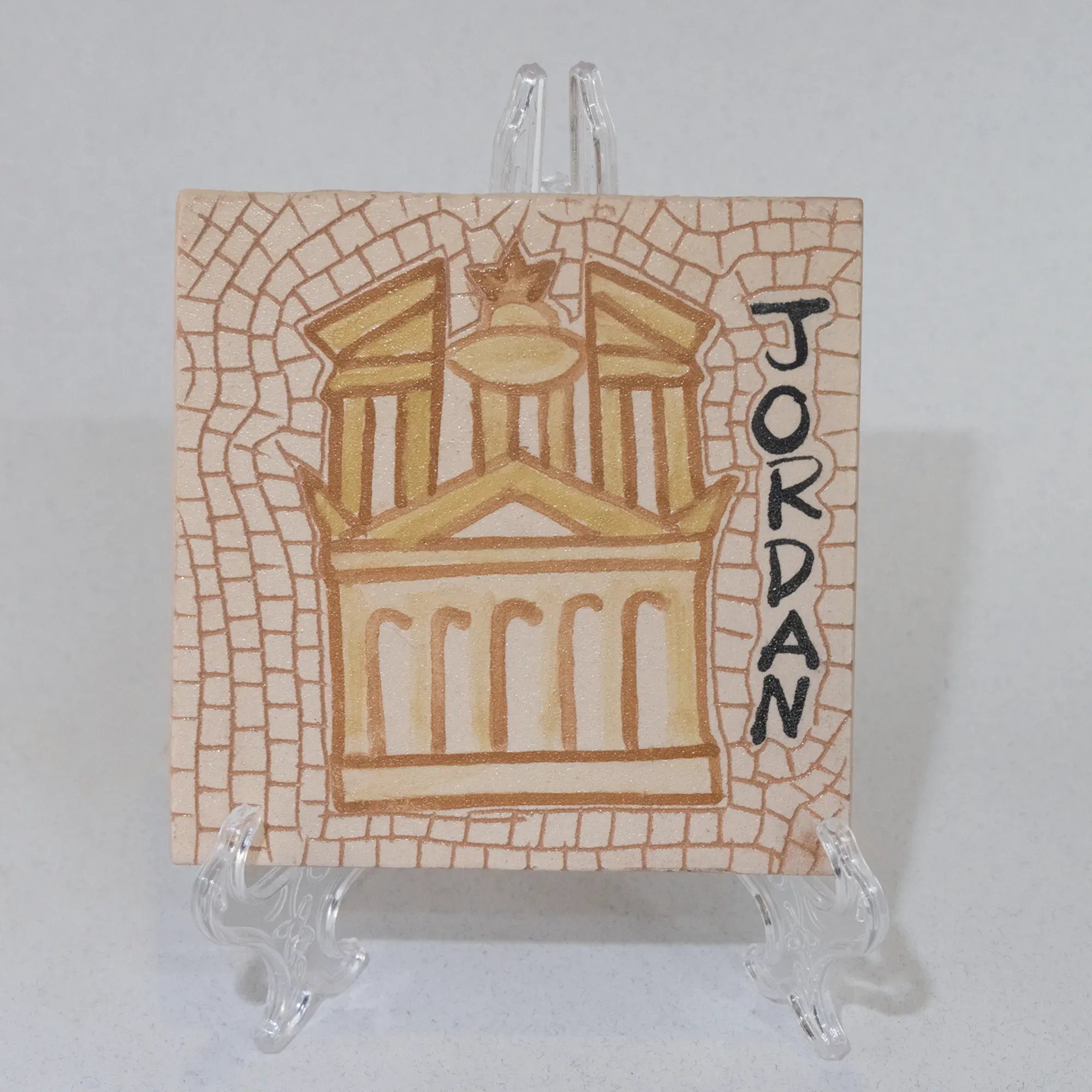 Handmade Ceramic Cup Coaster – Mosaic Art Handmade Design – 10x10 cm