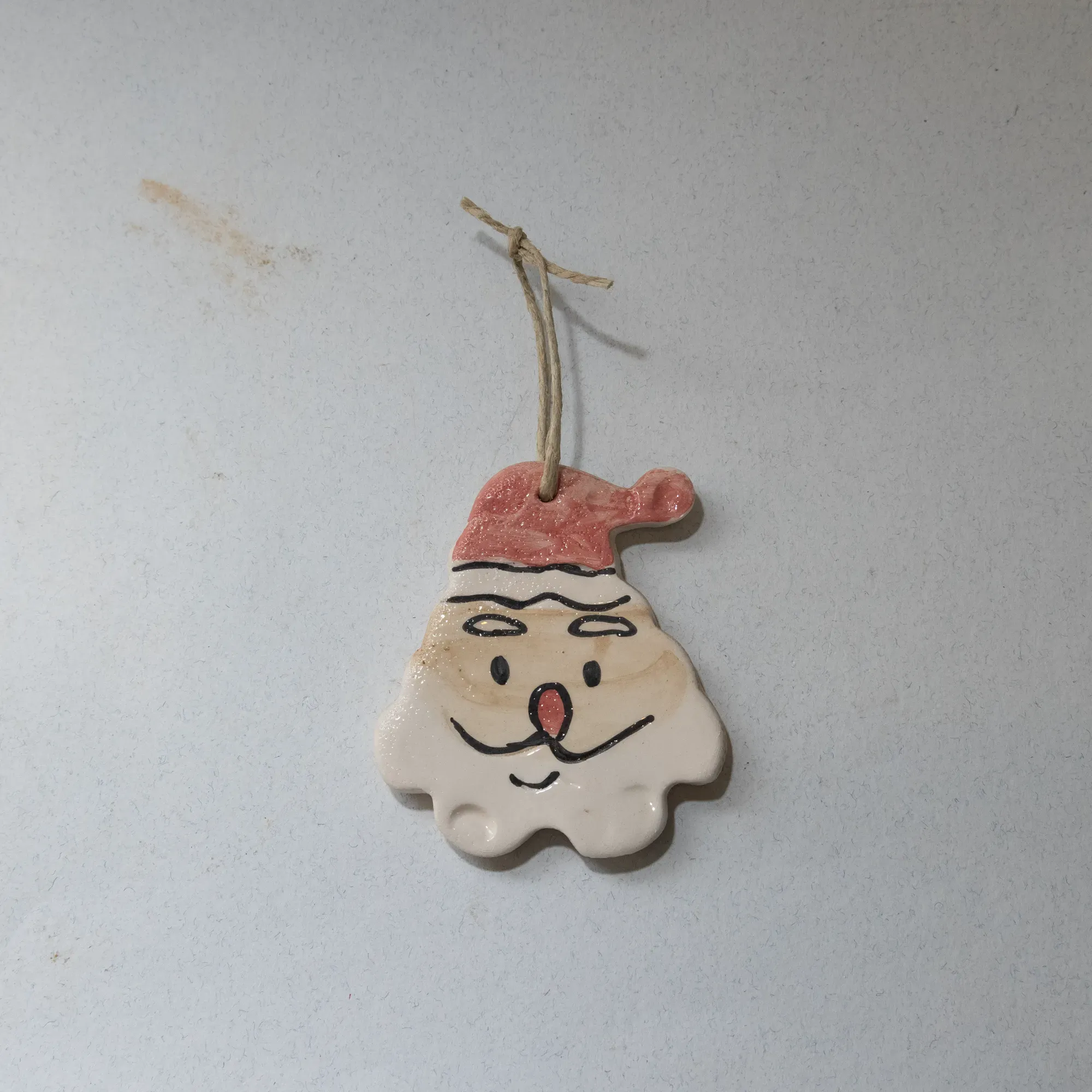 Handmade Ceramic Keychain – Mosaic Art Souvenir – 5 cm Diameter