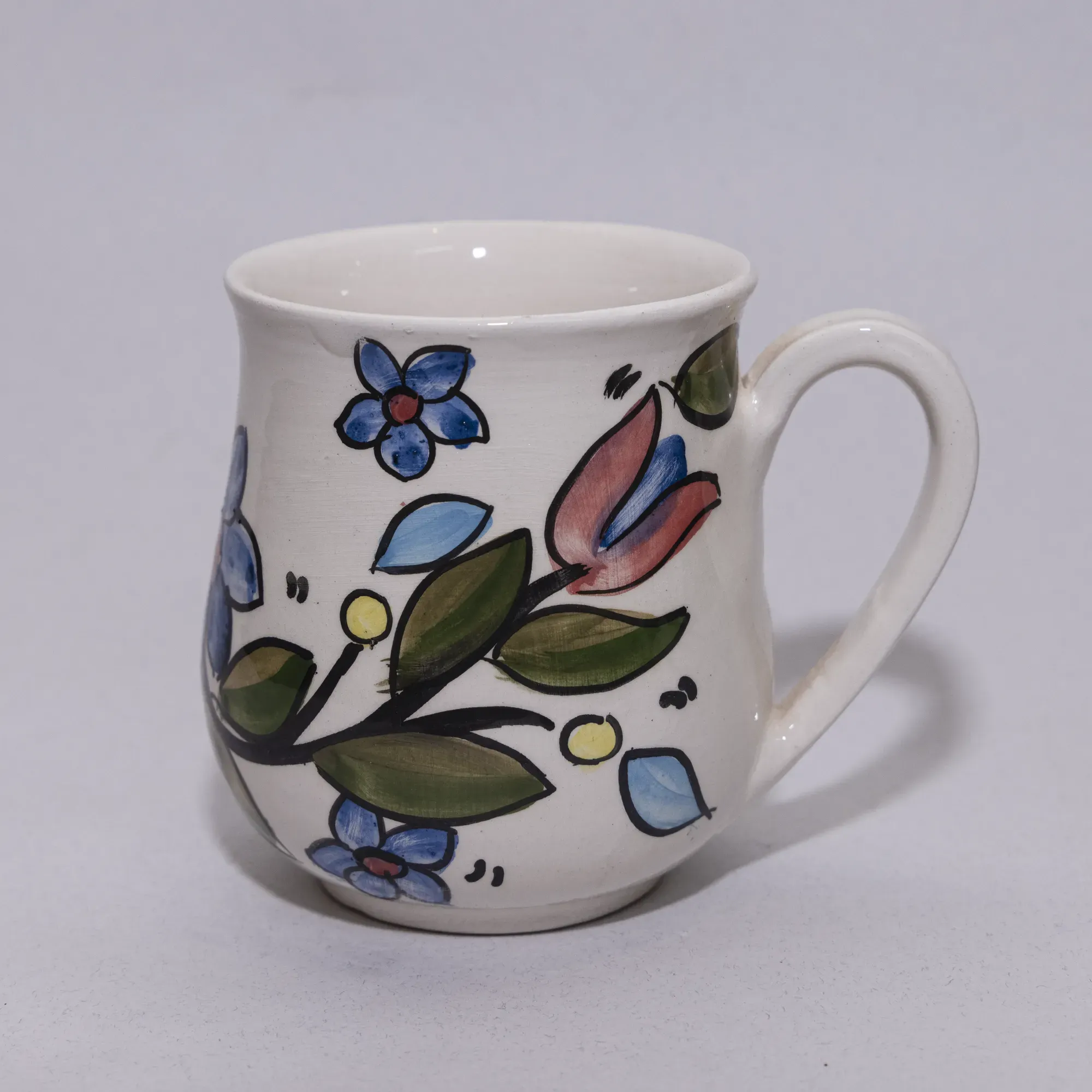 Precision Handmade Ceramic Mug – Food-Safe Decorative Mosaic Art