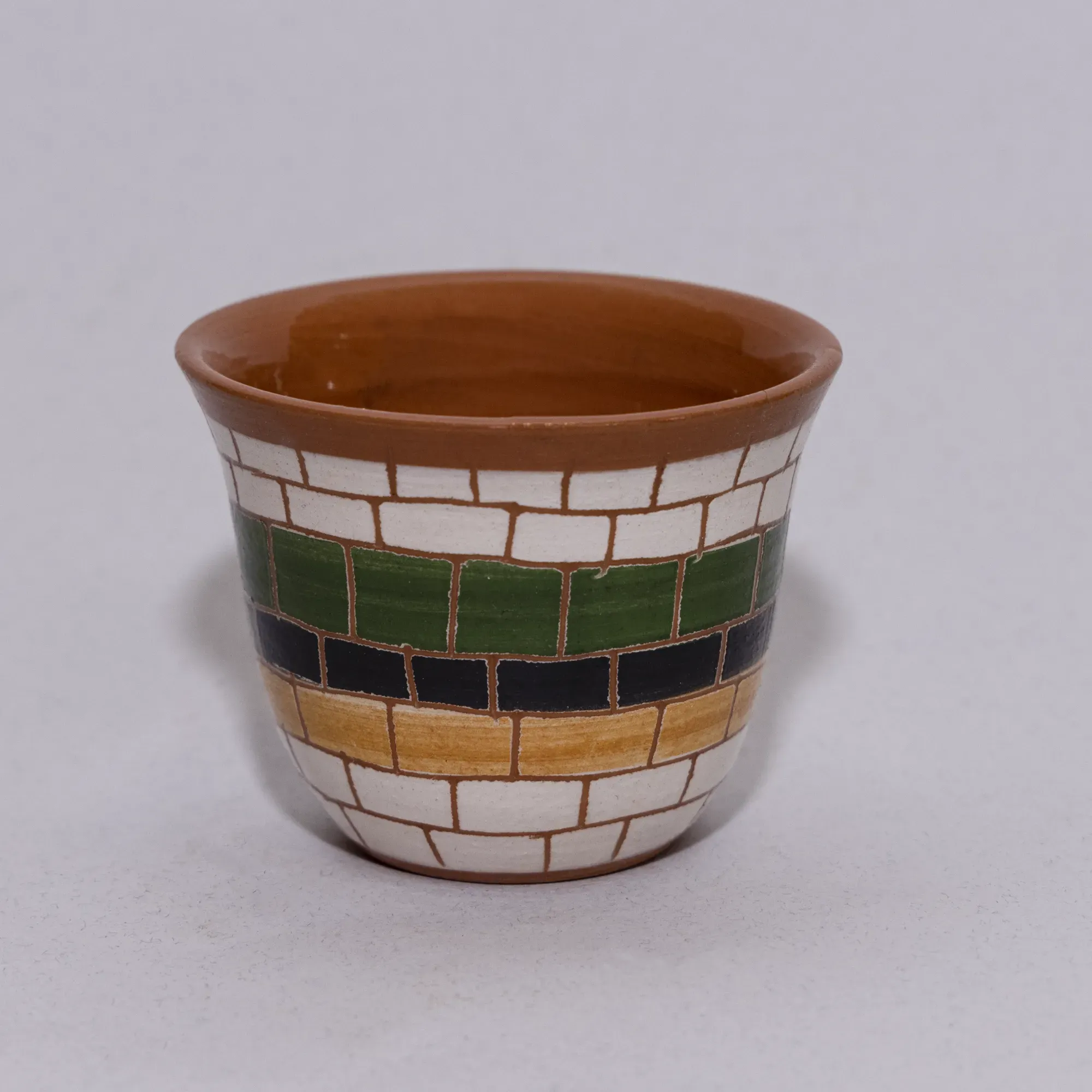 Handmade Ceramic Coffee Cup – Food-Safe Handmade Mosaic Art Design