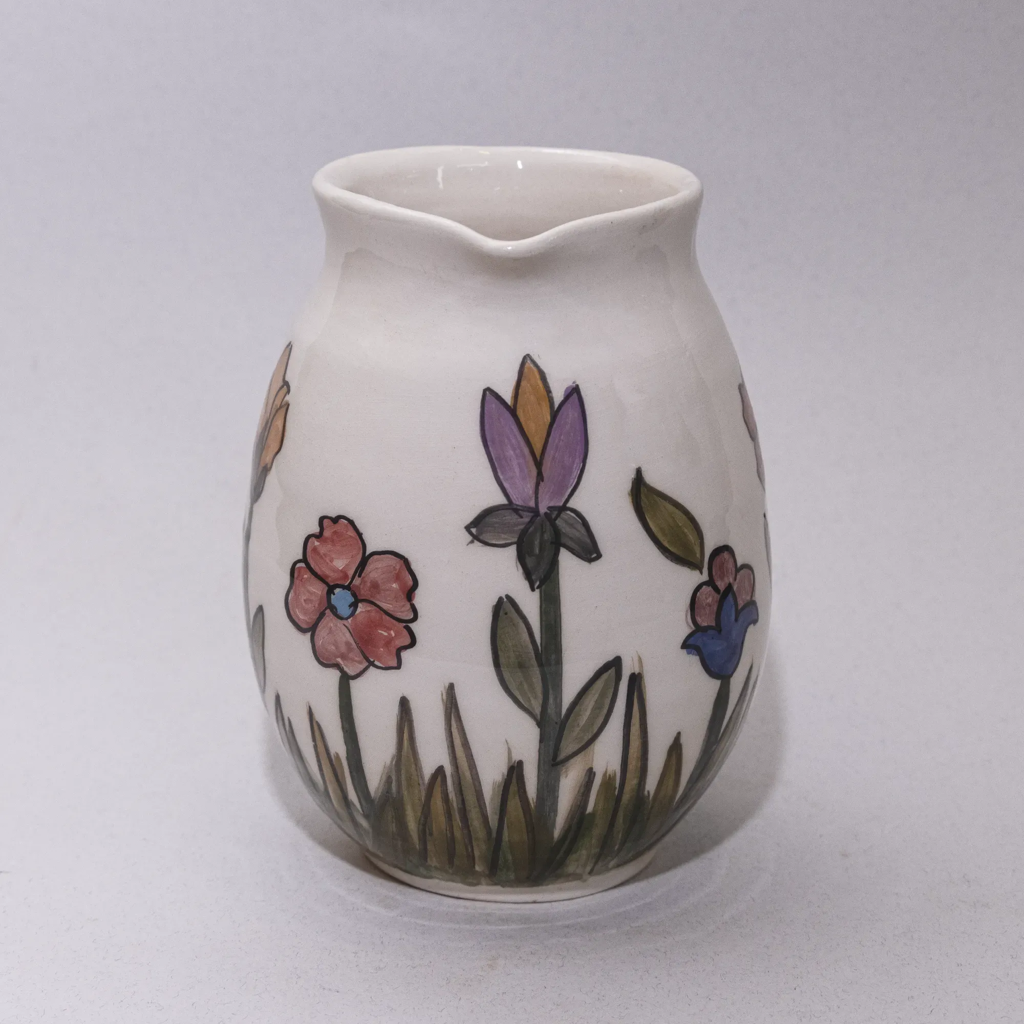 Handmade Ceramic Milk Pitcher – Food-Safe Jordanian Craft Design
