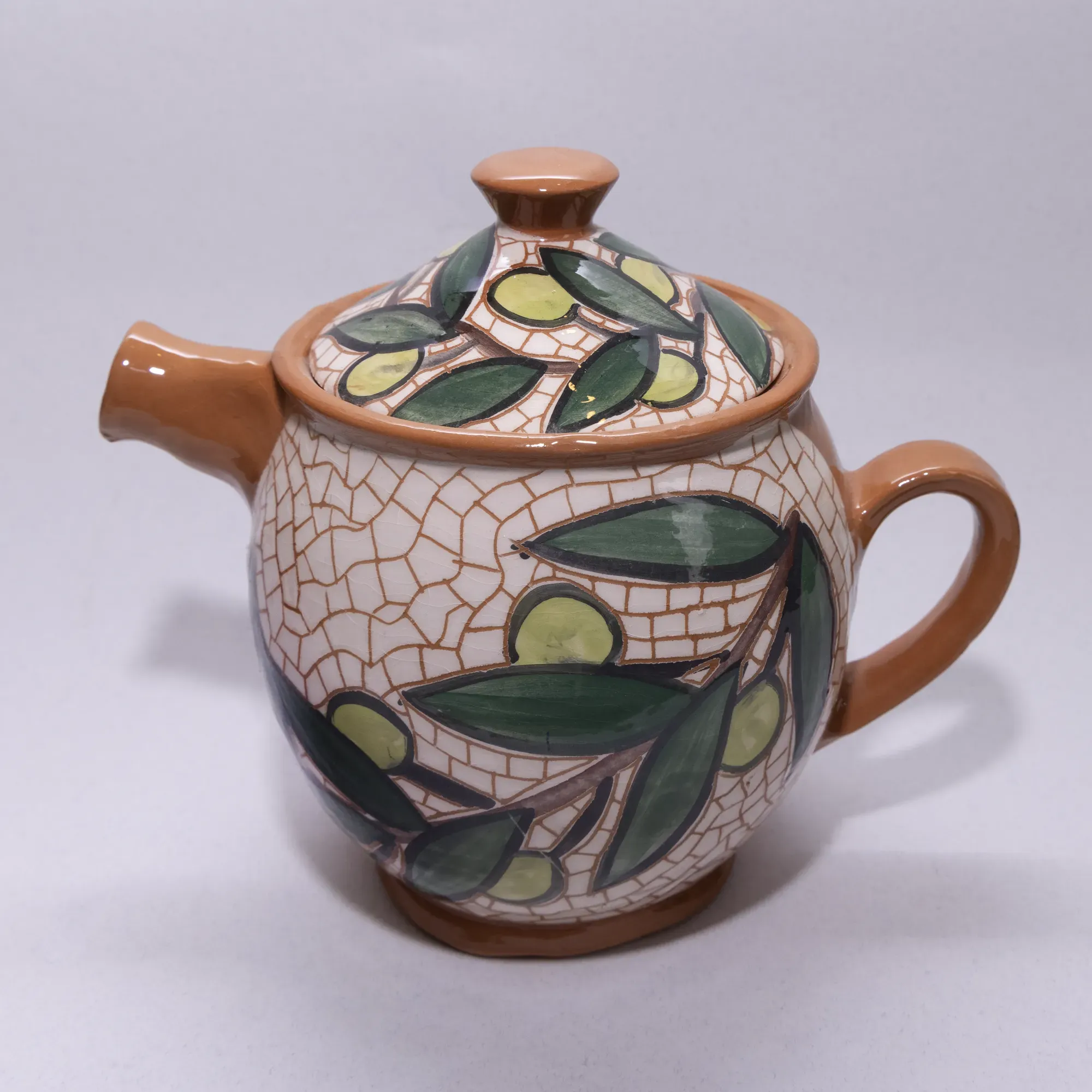 Handmade Luxury Ceramic Tea Pot – 700 ml – Mosaic Art Handmade Finish