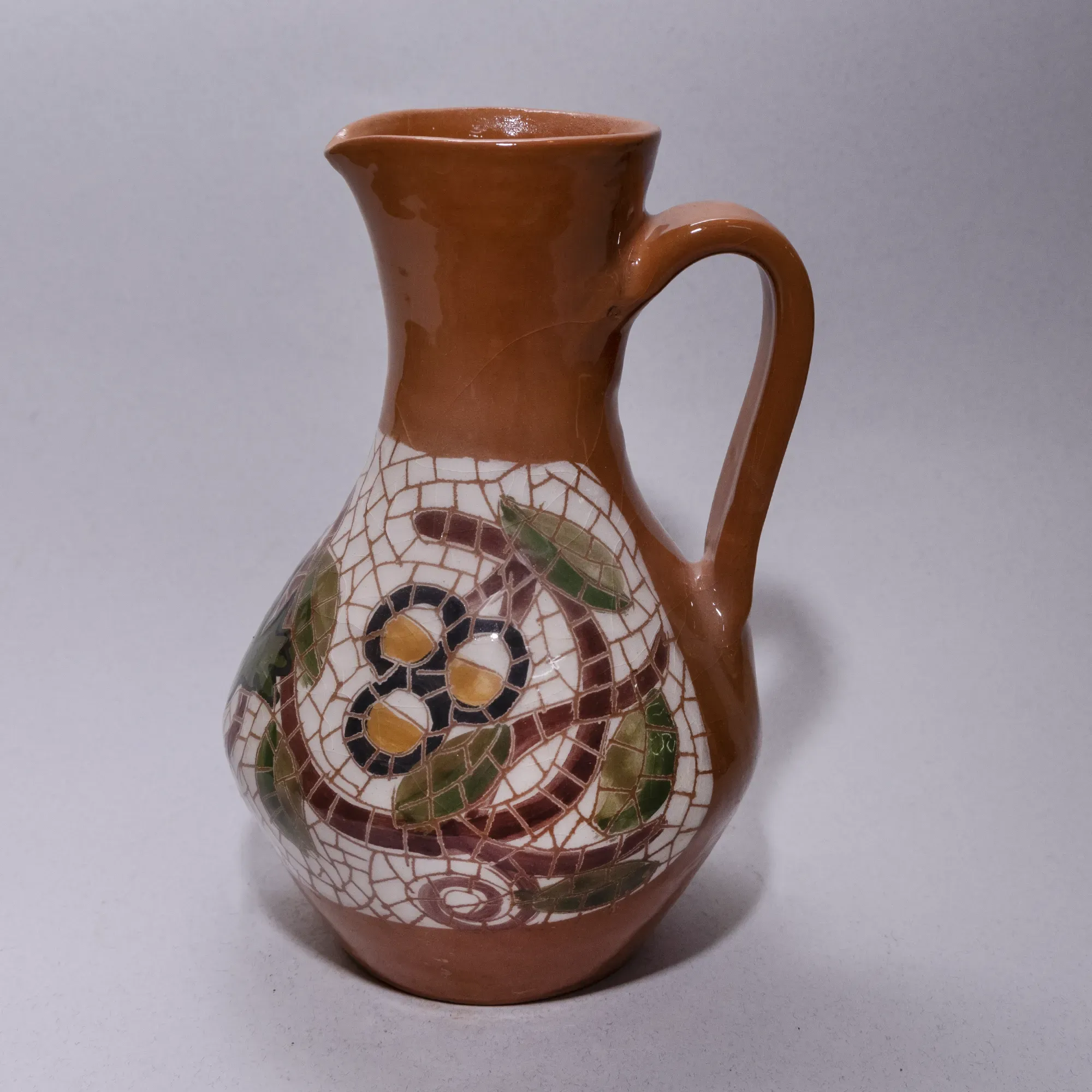 Handmade Ceramic Olive Oil Dispenser – Artisan Finish – 700 ml