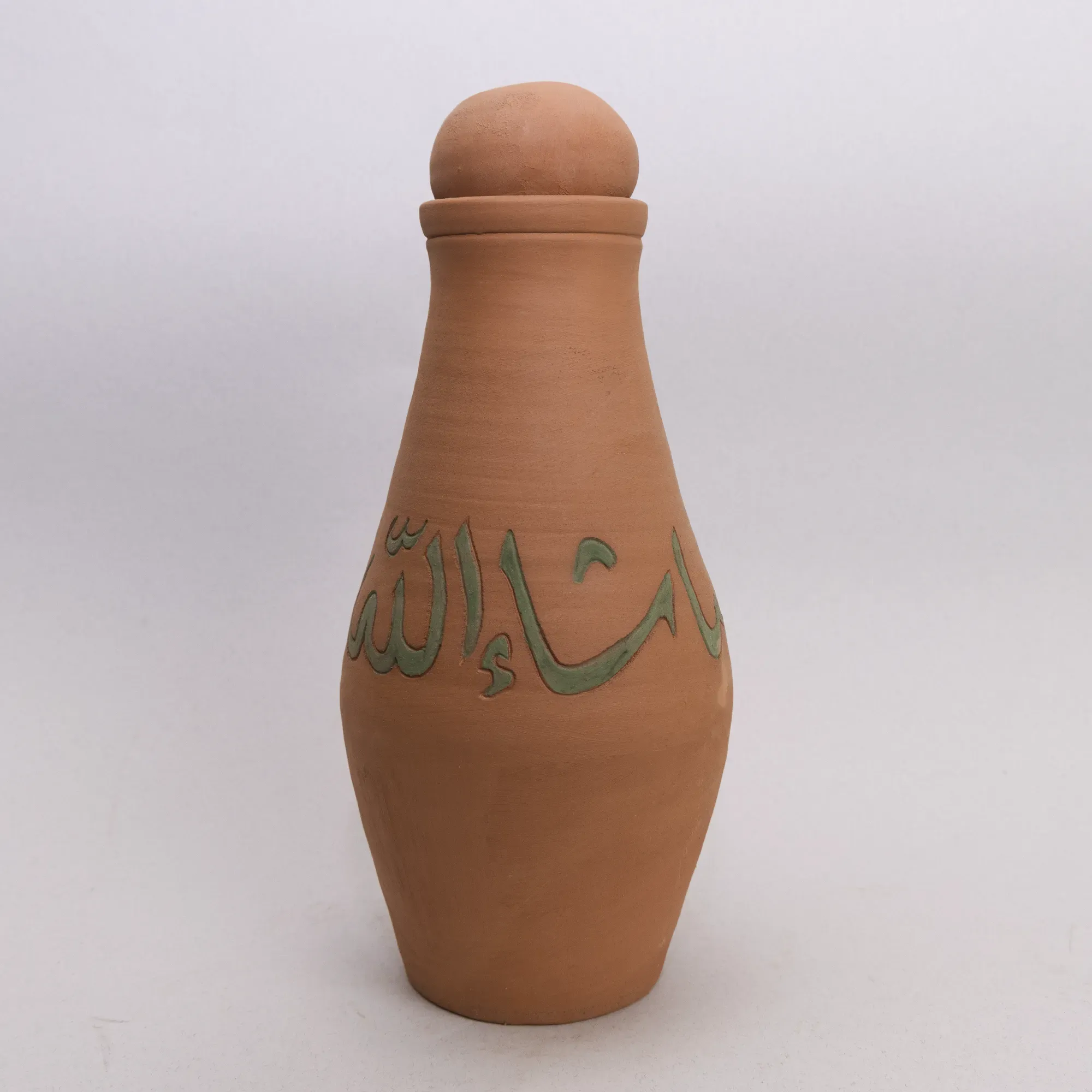 Handmade Ceramic Water Bottle – 1 Liter – Mosaic Art Handmade Finish