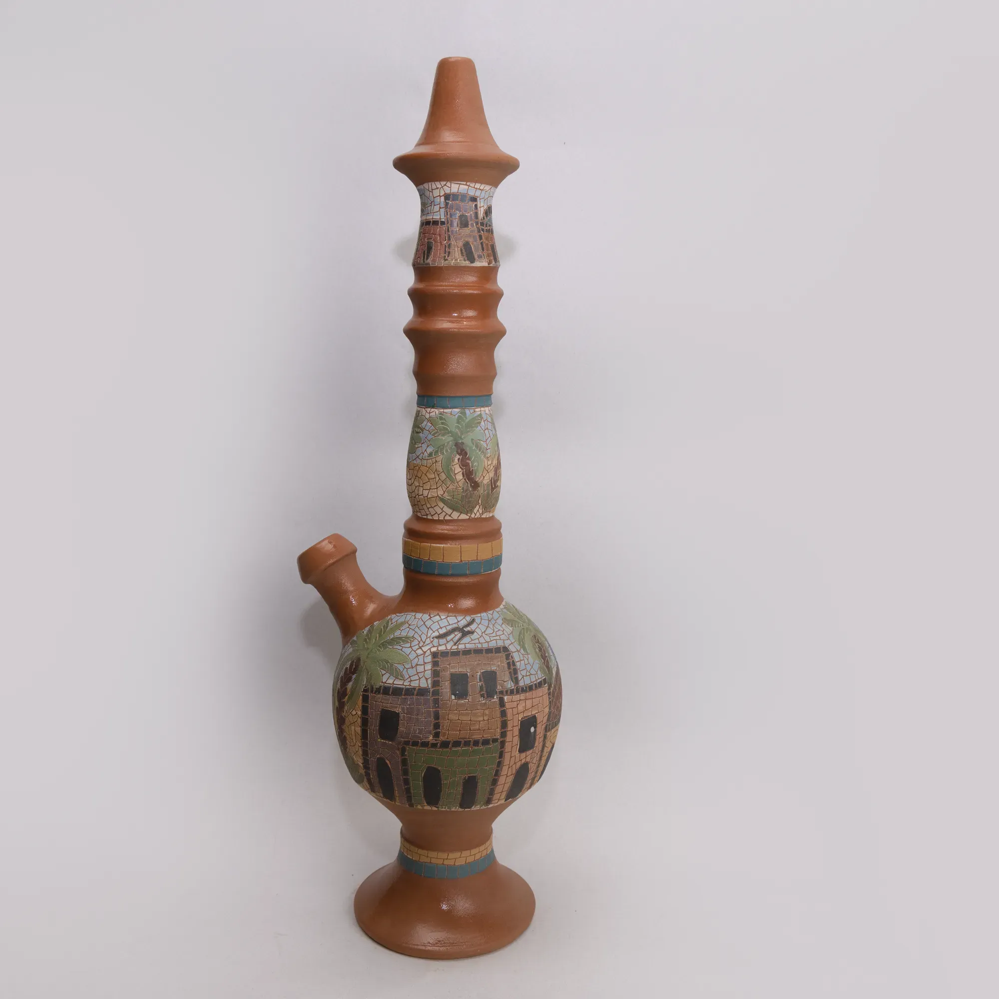 Handmade Luxury Ceramic Hookah – 1 m Height – Fully Handcrafted Design