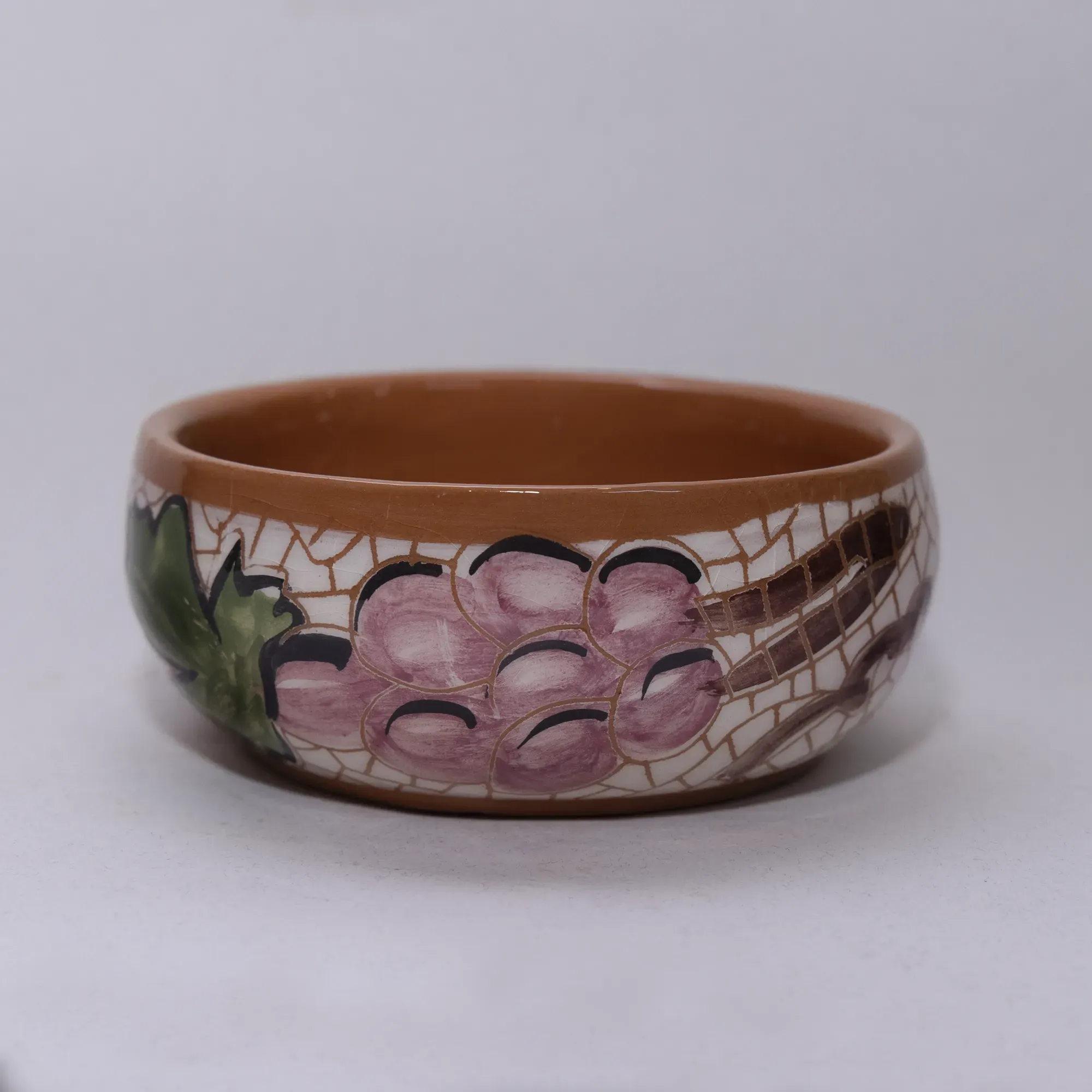 Handmade Ceramic Hospitality Snack Bowl  – Mosaic Art Finish