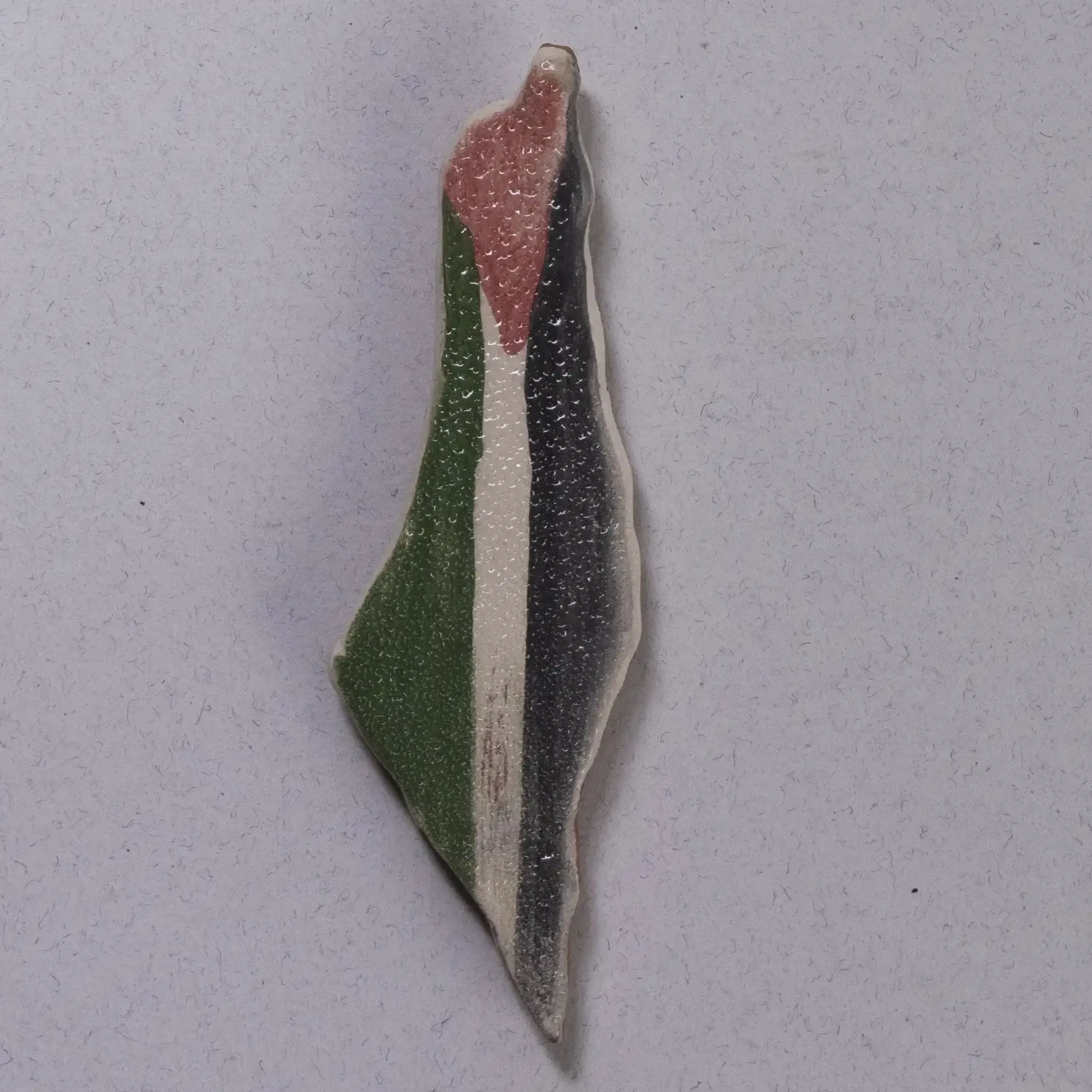 Handmade Ceramic Decorative Magnet – Jordanian Mosaic Art – 5 cm
