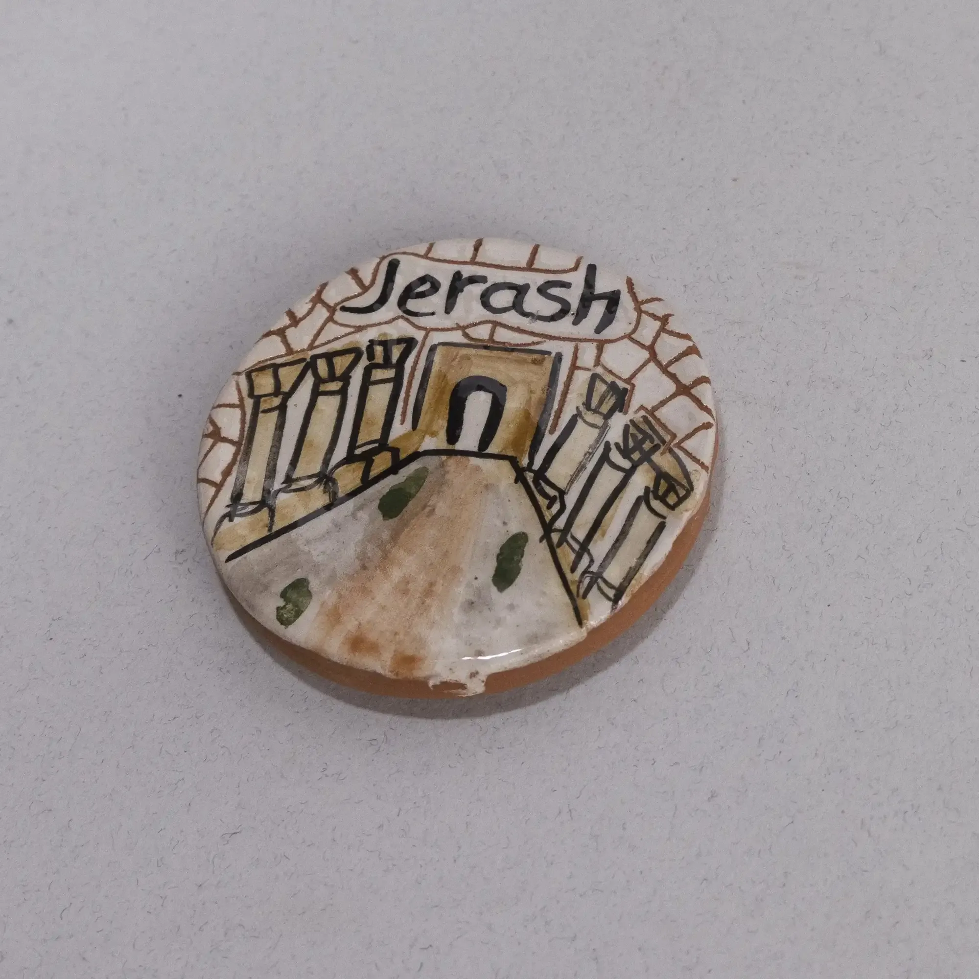 Handmade Ceramic Collectible Magnet – Handmade Mosaic Art – 5 cm
