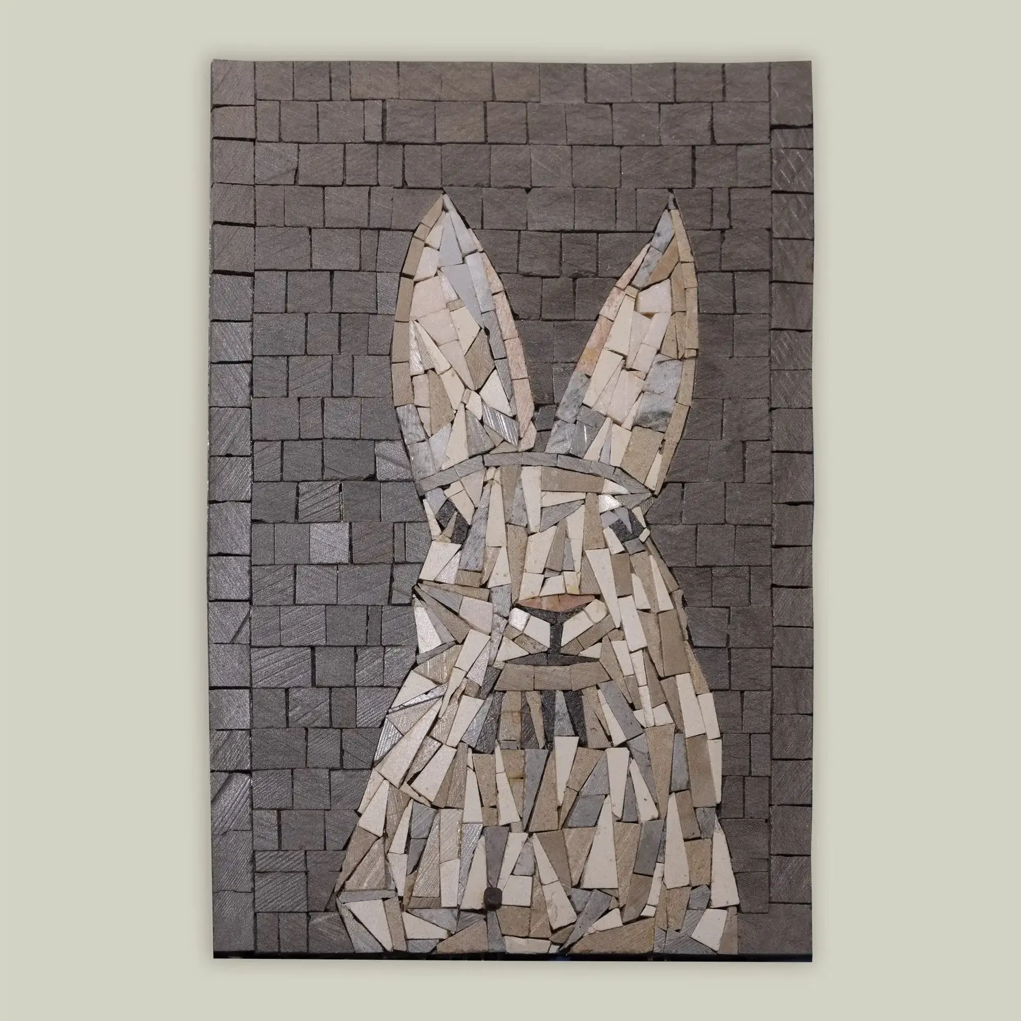 Handmade Custom Natural Stone Mosaic Wall Art Panel – 100 x 120 cm