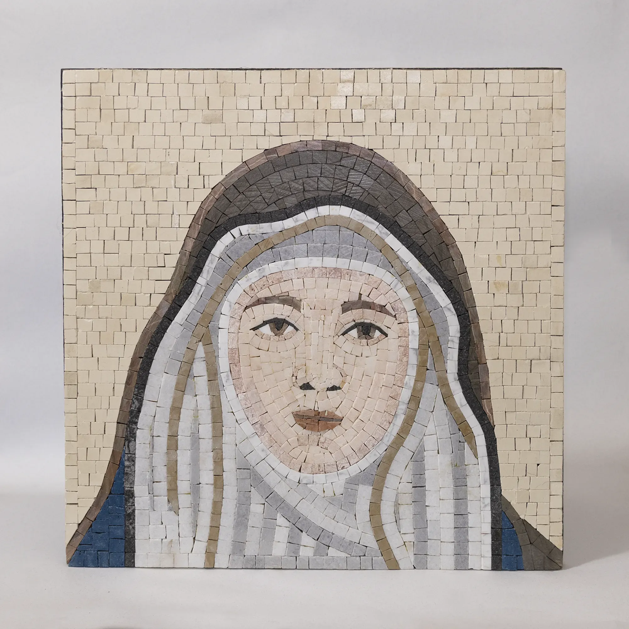 Handcrafted Mosaic Wall Art Décor – Natural Stone – 100 x 100 cm