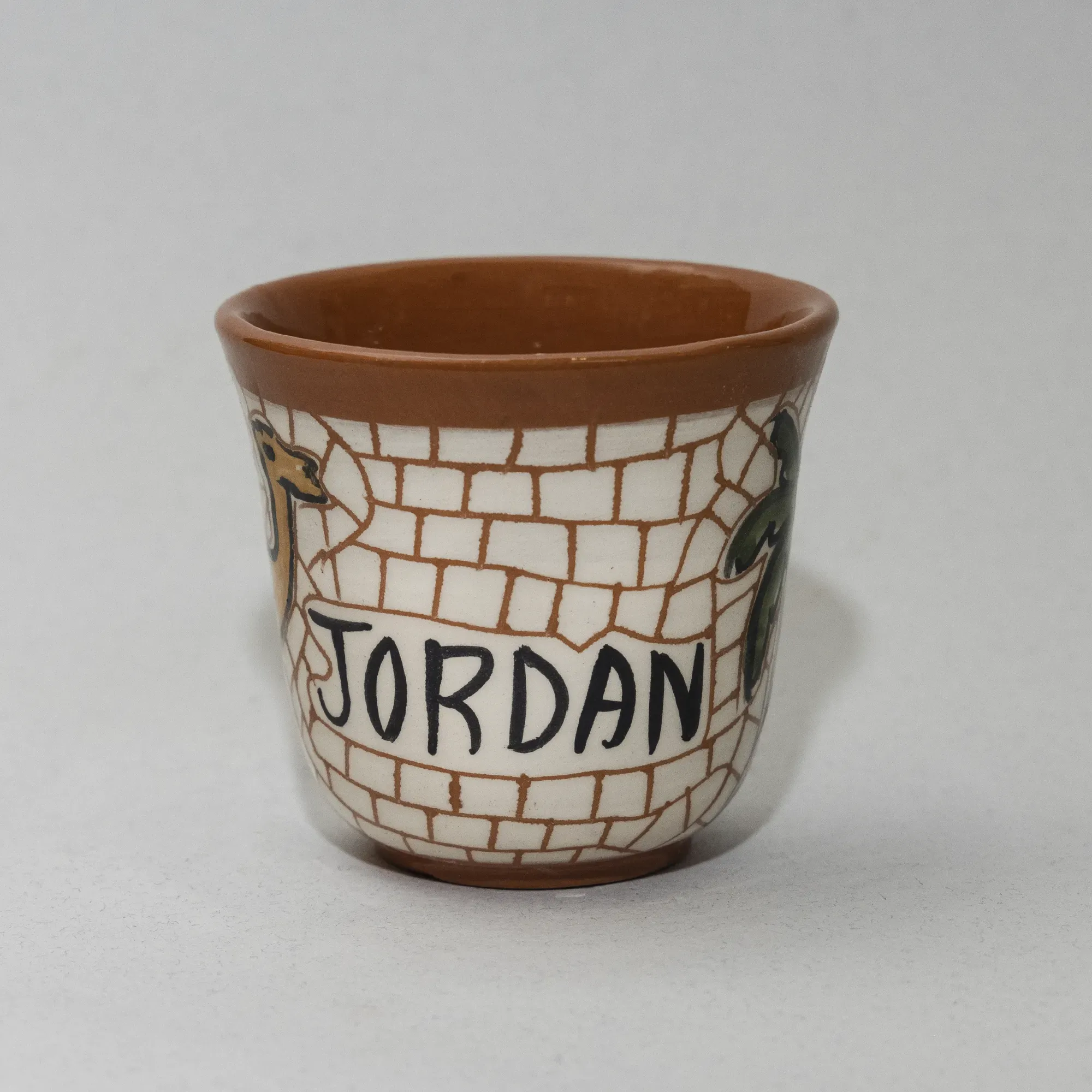 Handmade Ceramic Coffee Cup – Food-Safe with Mosaic Art Finish