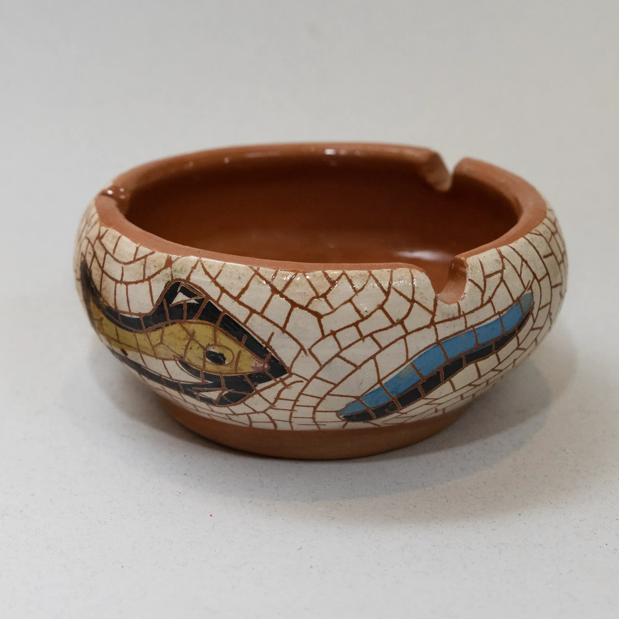 Handmade Luxury Ceramic Cigarette Holder with Mosaic Art Finish