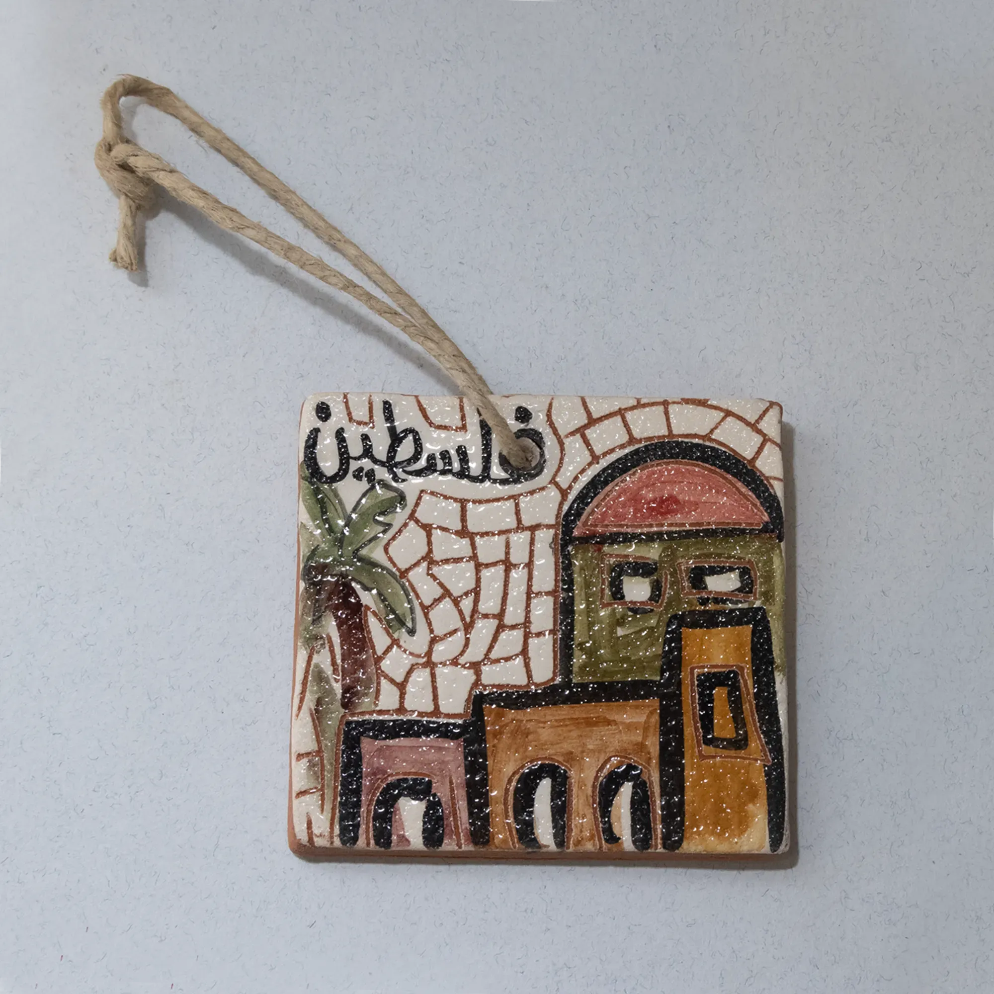 Custom Handmade Ceramic Hanging Plaque – Personalized Text or Artwork