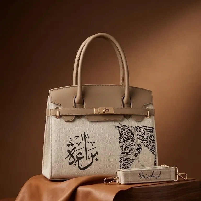 Personalized Premium Leather Handbag - Pattern Horse - Multi-Size/Color