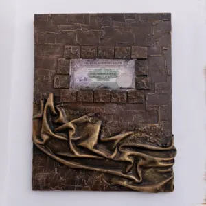 Handmade Vintage Banknote Relief Decorative Wall Art for Home