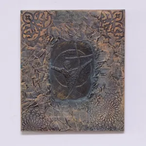 Handcrafted Raised Spider-Man Mask Wall Art with Artisan Details