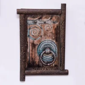 Heritage Design with Blue Evil Eye Handcrafted Decorative Wall Art