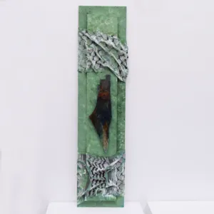 Handcrafted Vertical Palestine Map Wall Art with Artisan Details