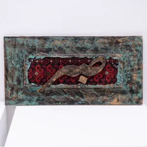 Rectangular Arabic Calligraphy Heritage Textile Wall Art