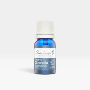 Organic Citronella Essential Oil with Fresh Citrus Aroma, 10 ml