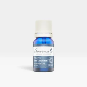 Organic Rose Geranium Essential Oil with Floral Aroma, 10 ml