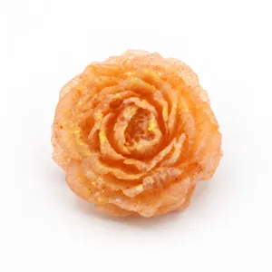 Large Orange Bloom Glycerin Soap Favor with Fragrance – 9x9x5 cm