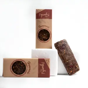 Dark Chocolate Granola Bar with Almonds and Cranberries – 60 g