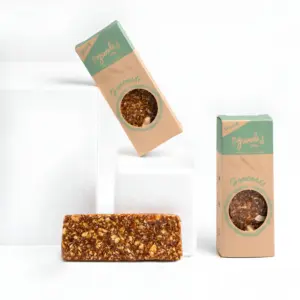 Honey Granola Bar with Almonds and Coconut Oil – 60 g