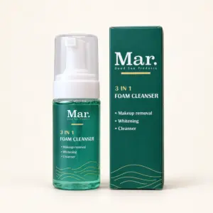 3-in-1 Foaming Facial Cleanser for Oily and Combination Skin, 100 ml