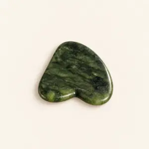 Authentic Jade Guasha Facial Massage Stone, One Piece