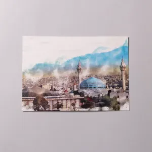 بطاقة مراسلة لمسجد الملك عبدالله الأول (متوفر بعدة قياسات)