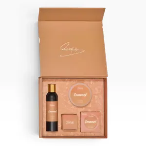 Caramel Sweet Scented Body Care Routine Gift Box Set (4 Pcs)