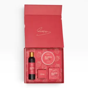 Strawberry Cake Sweet Scented Body Care Gift Box Set (4 Pcs)