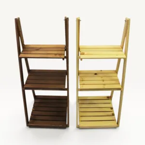 Swedish Wood Bathroom Storage Stand(Available In Colors) - 40x93x35 cm