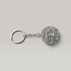 Classic Palestine Map Medal Pendant in 925 Sterling Silver