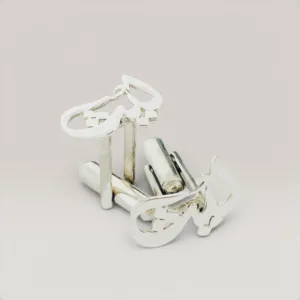 Handmade Silver Cufflinks in Authentic 925 Sterling Silver
