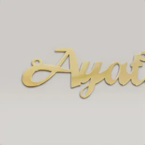 Personalized Script Name Necklace in 925 Sterling Silver