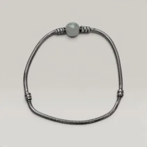 Pandora Style Bracelet in 925 Sterling Silver Charm Compatible