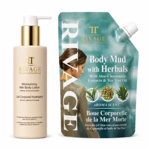 Deep Moisture Body Pack with Milk Lotion & Dead Sea Mud - 500 ml