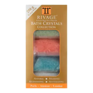 Rivage Dead Sea Bath Crystals Set 4x250g – Relaxing & Regenerating