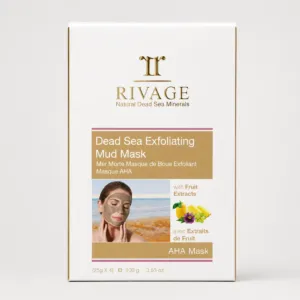 Rivage Dead Sea Exfoliating Mud Mask Sachets- AHA - 4 x 25 g