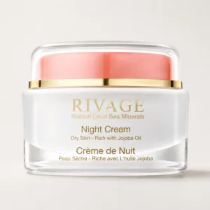 Rivage Night Cream with Jojoba & Dead Sea Minerals - Dry Skin - 50 ml