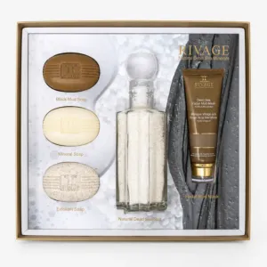 Rivage Salt & Mud Revitalizing Gift Set Handmade Design - 22x18x8 cm