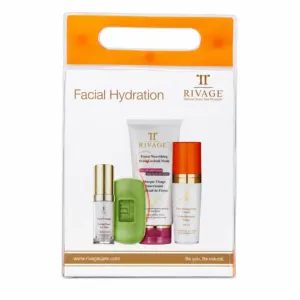 Rivage Facial Hydration Set – (Mask, Soap, Cream & Eye Gel) – All Skin Types