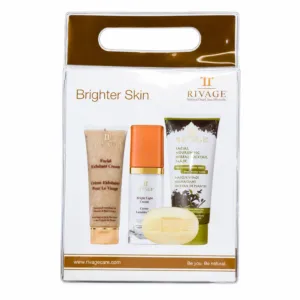 Rivage Brighter Skin Skincare Set - All Skin Types - 22x18x8 cm