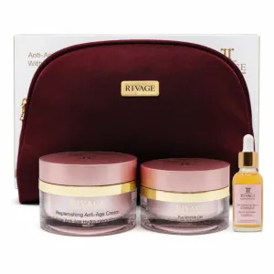 Rivage Anti-Aging Mineral Care Cream with Eye Gel & Skin - 20x16x7 cm