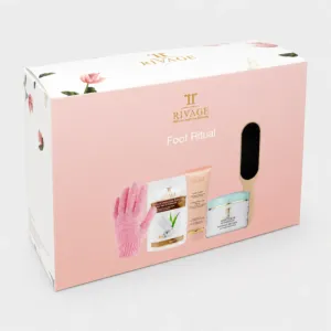 Rivage Foot Care Set with Dead Sea Salt, Cream & Scrub – 250g